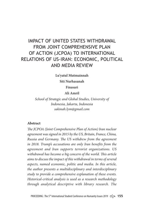 united states withdrawal from jcpoa.